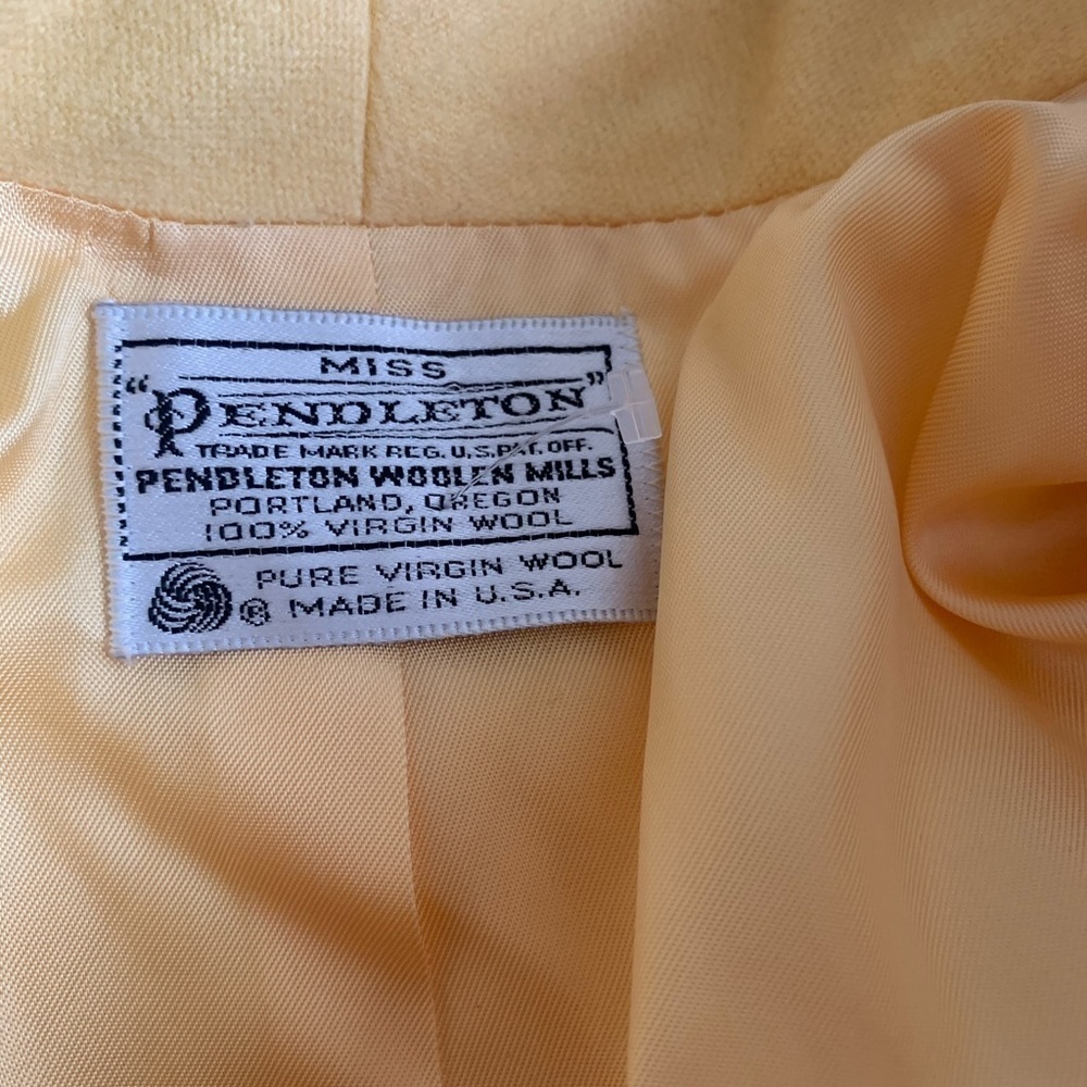 Pendleton Wool Yellow Blazer - image 6
